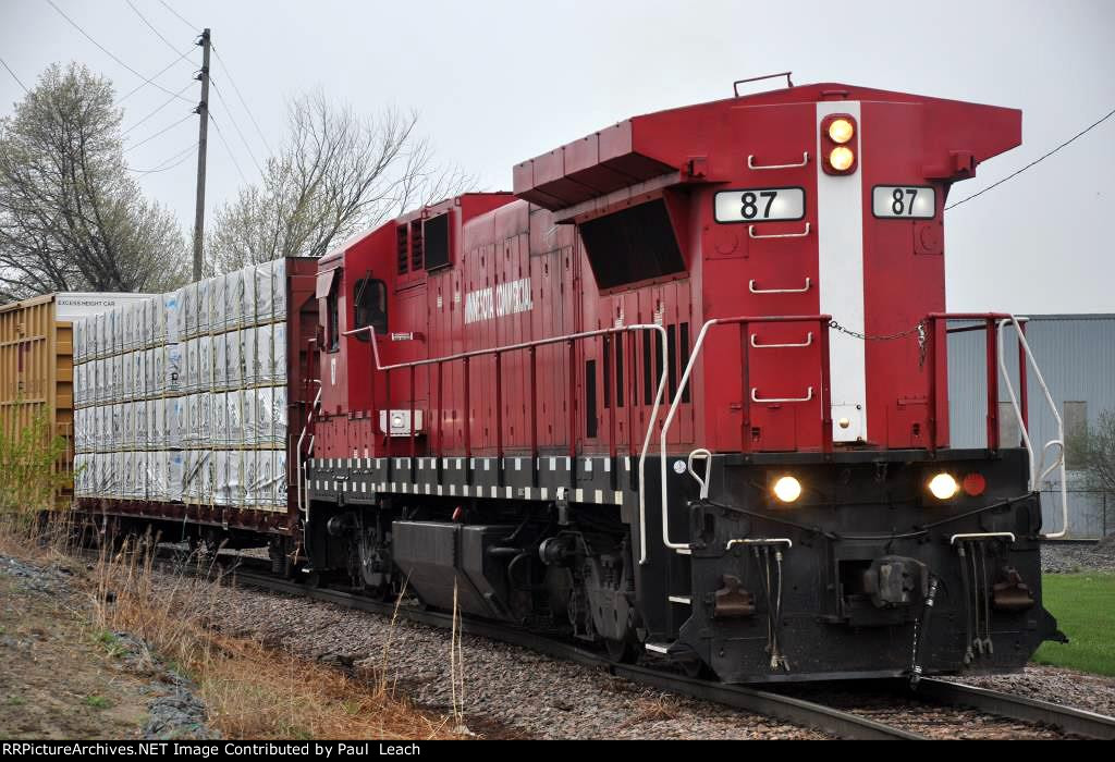 Local approaches the diamond near the yard